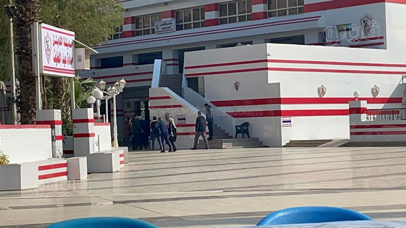 وصول مرتضى منصور لنادي الزمالك (2)