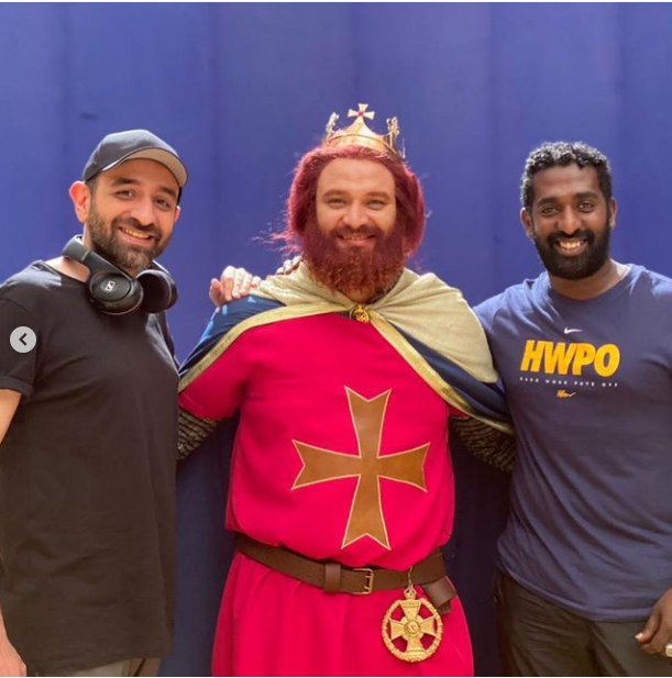 أحمد خالد صالح مع المخرج عمرو سلامة