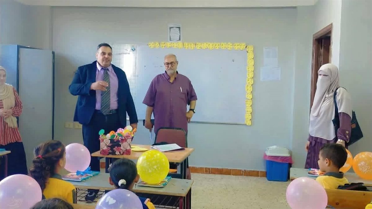 جانب من أستقبال الطلاب، فيتو