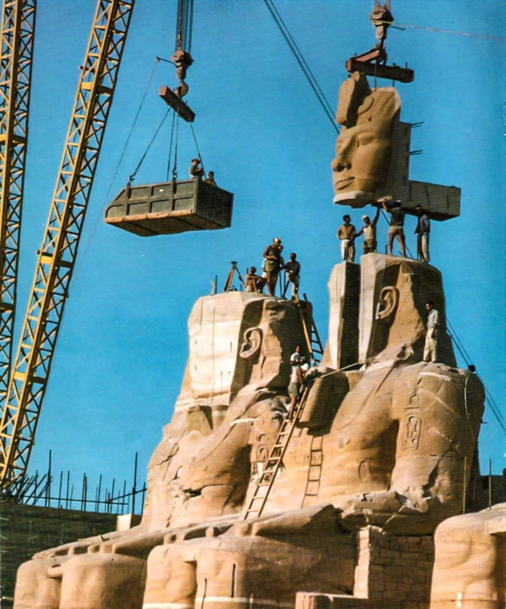 انقاذ معبد ابو سنبل من الغرق 