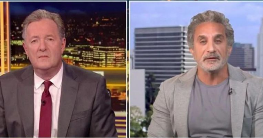 بيرس مورجان وباسم يوسف، فيتو