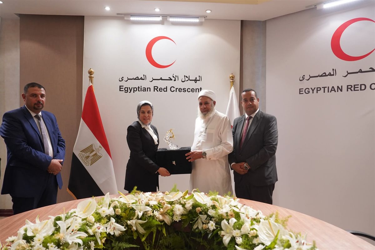 الهلال الاحمر المصري في لقاء مع فرع القليوبية، فيتو