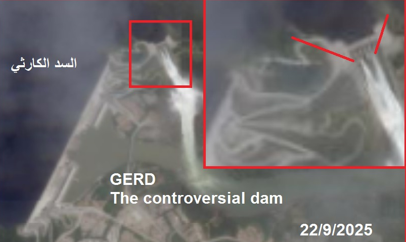 ارتفاع مناسيب المياه وفتح مفيض سد النهضة، فيتو