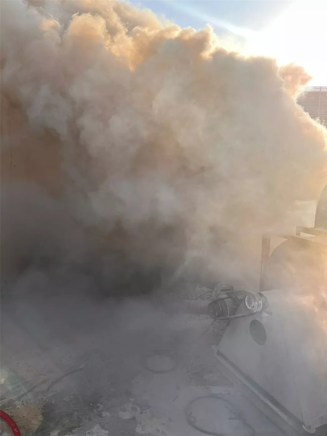 حريق مطعم شهير بالتجمع