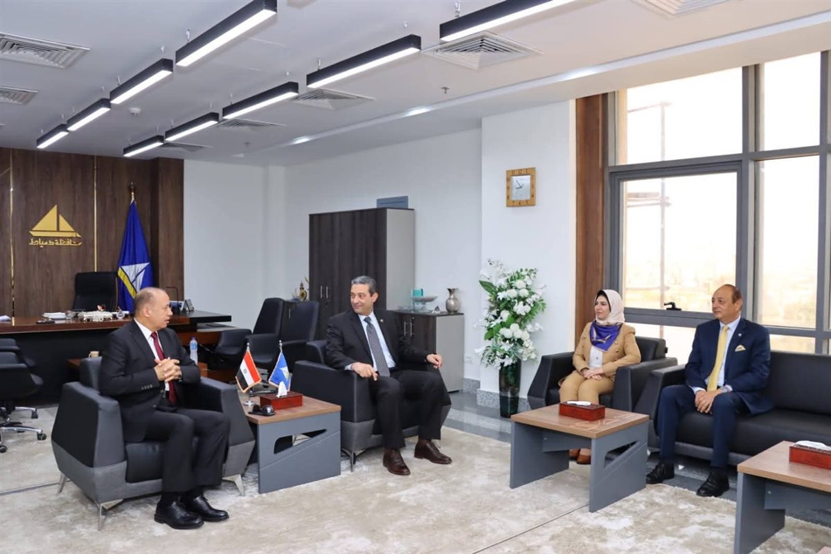 محافظ دمياط يستقبل رئيس جامعة المنصورة لبحث أوجه التعاون المشترك