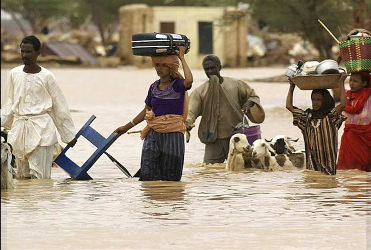 غرق السودان يثير رعب السكان، فيتو