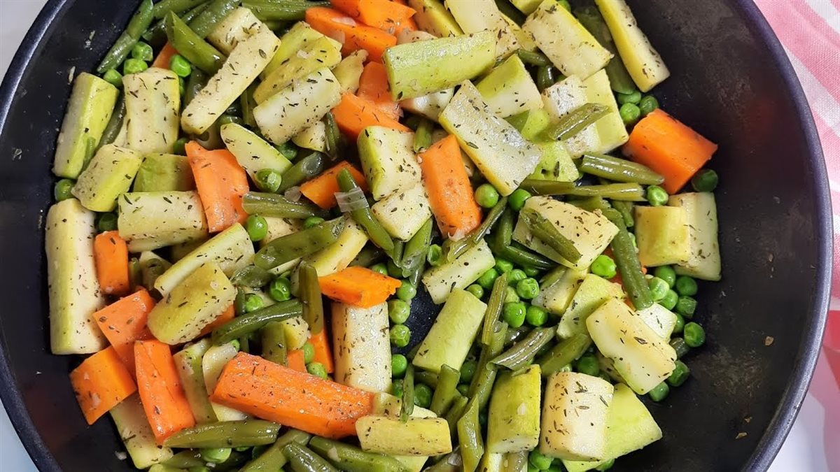 تحضير الخضار السوتيه