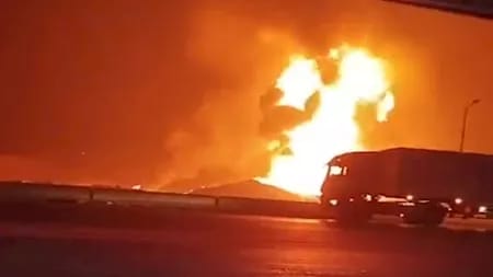 حريق ابوسلطان بالاسماعلية 