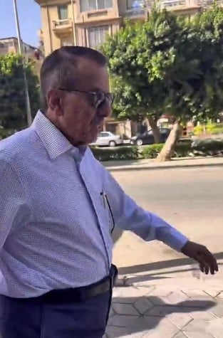 خلف الحبتور يتجول في شوارغ مصر، فيتو