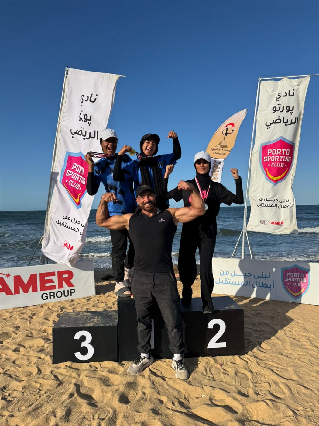 منتخب جامعة القناة خلال فاعليات البطولة،فيتو