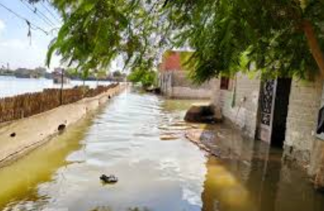 غرق أراضي طرح البحر وتضرر السكان، فيتو