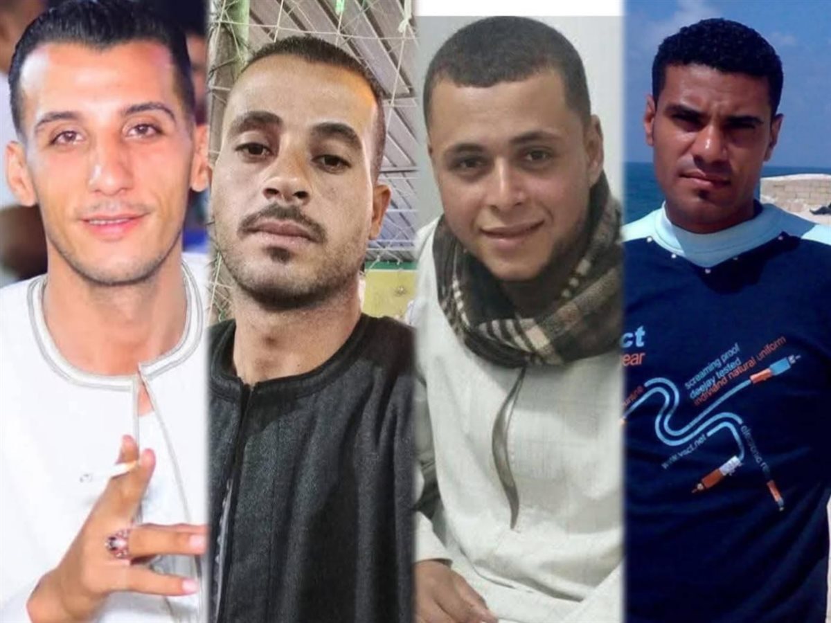 <strong>&nbsp;الشباب الاربعة ضحايا حادث الأوسطي</strong>