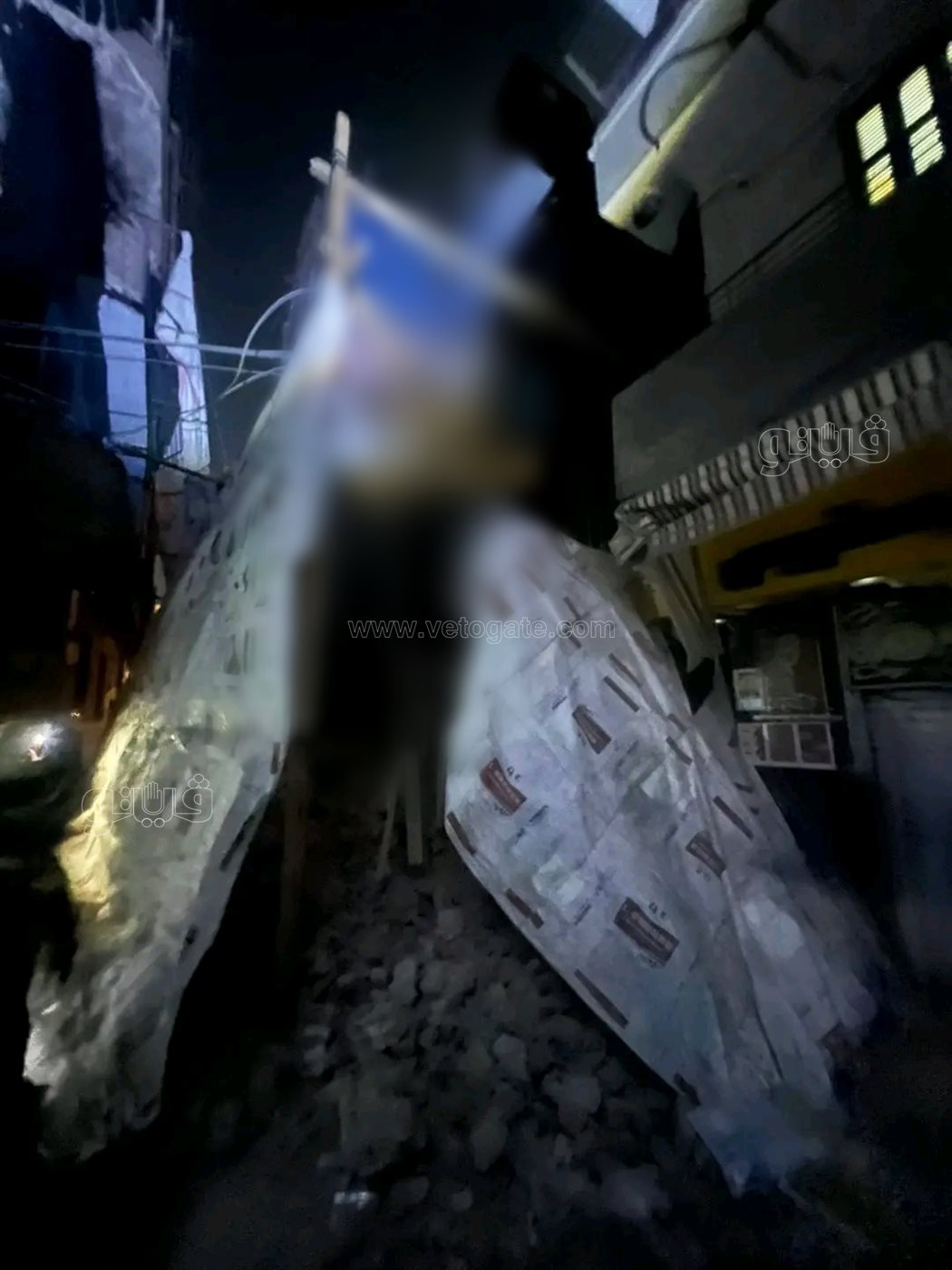 رابع حادث في 45 يومًا.. الزقازيق تستيقظ على انهيار جزئي لعقار خالٍ من السكان،فيتو