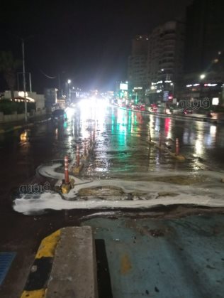 أمطار غزيرة تفاجئ الإسكندرية (6)