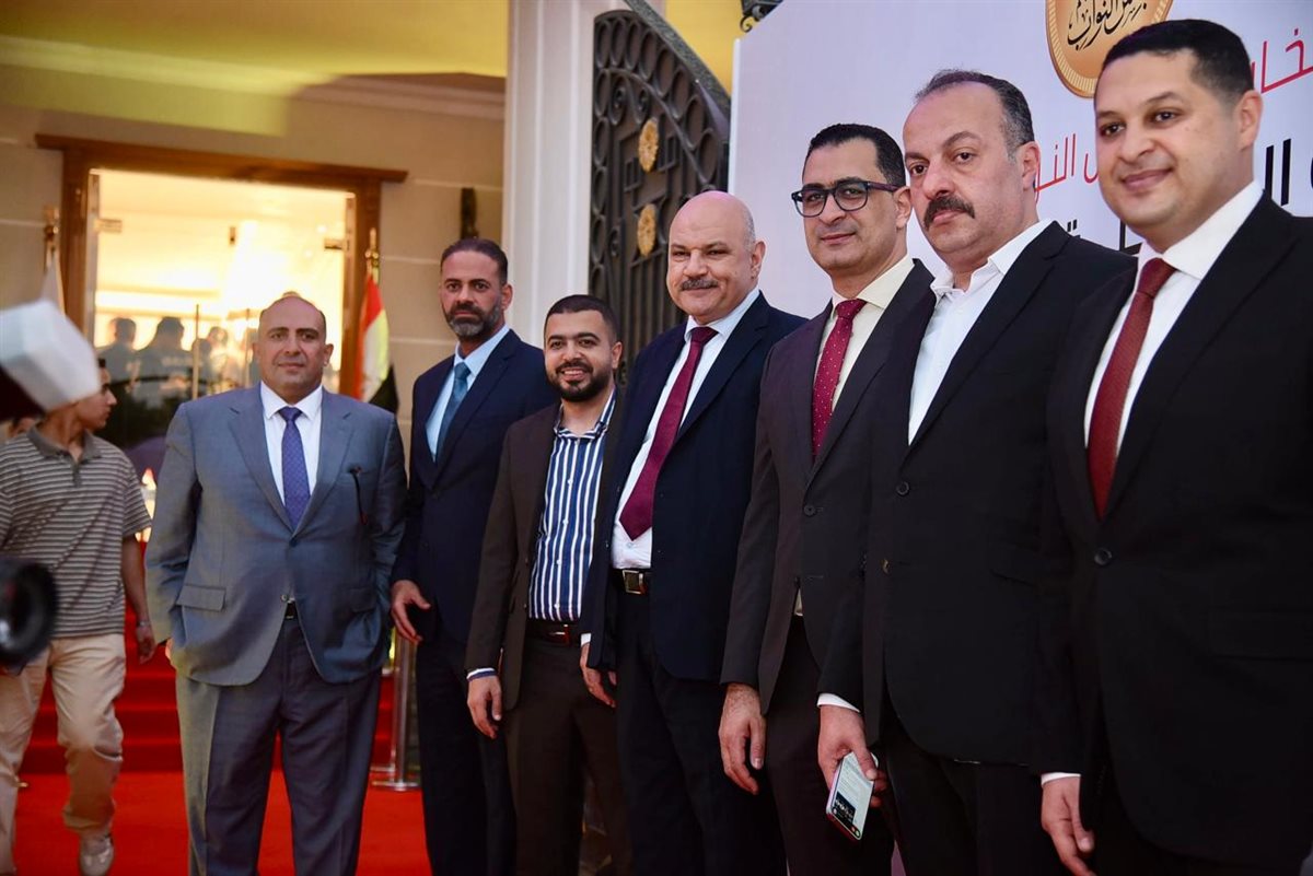 قيادات مستقبل وطن من مقر الحزب بالتجمع الخامس