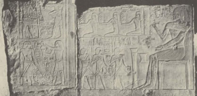 اول صورة للوحة الأثرية المختفية من مقبرة خنتي كا