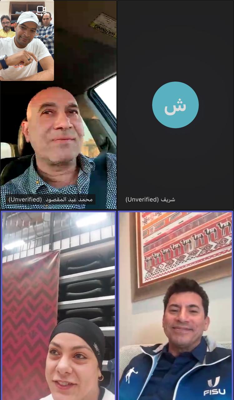 أشرف صبحي يطمئن على بعثة منتخب رفع الأثقال المشاركة ببطولة العالم