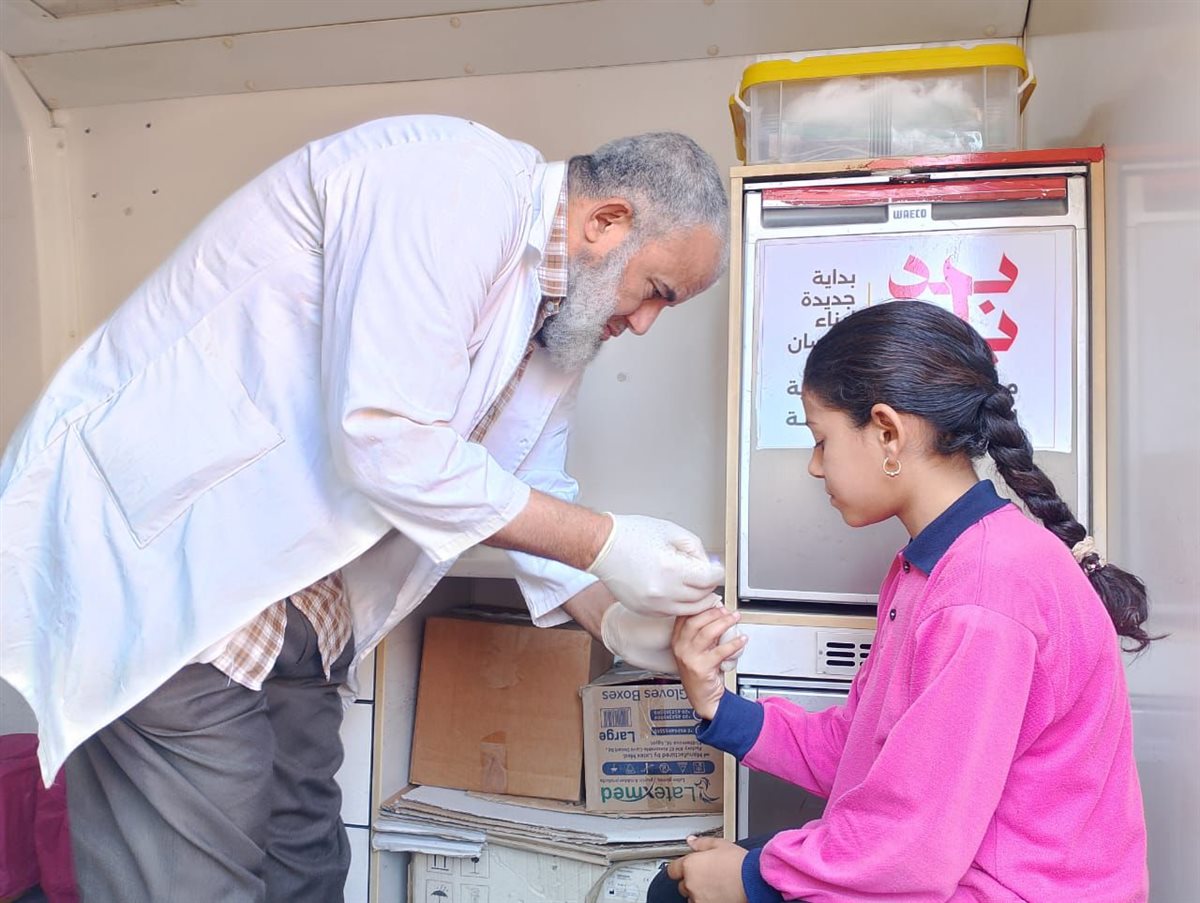 جانب من فعاليات القافلة، فيتو