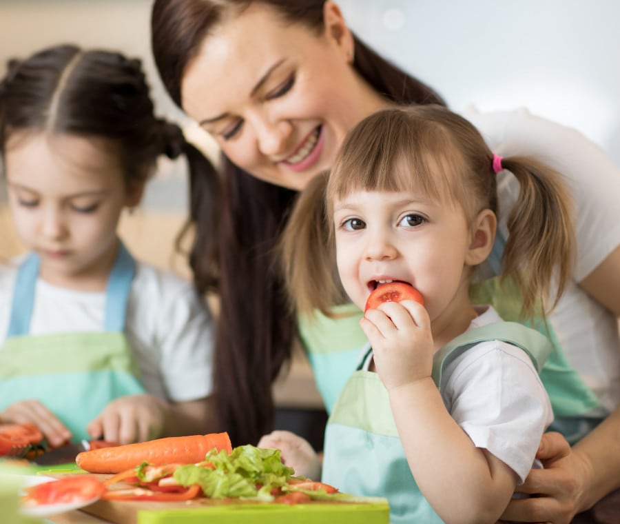 عشاء صحي للأبناء