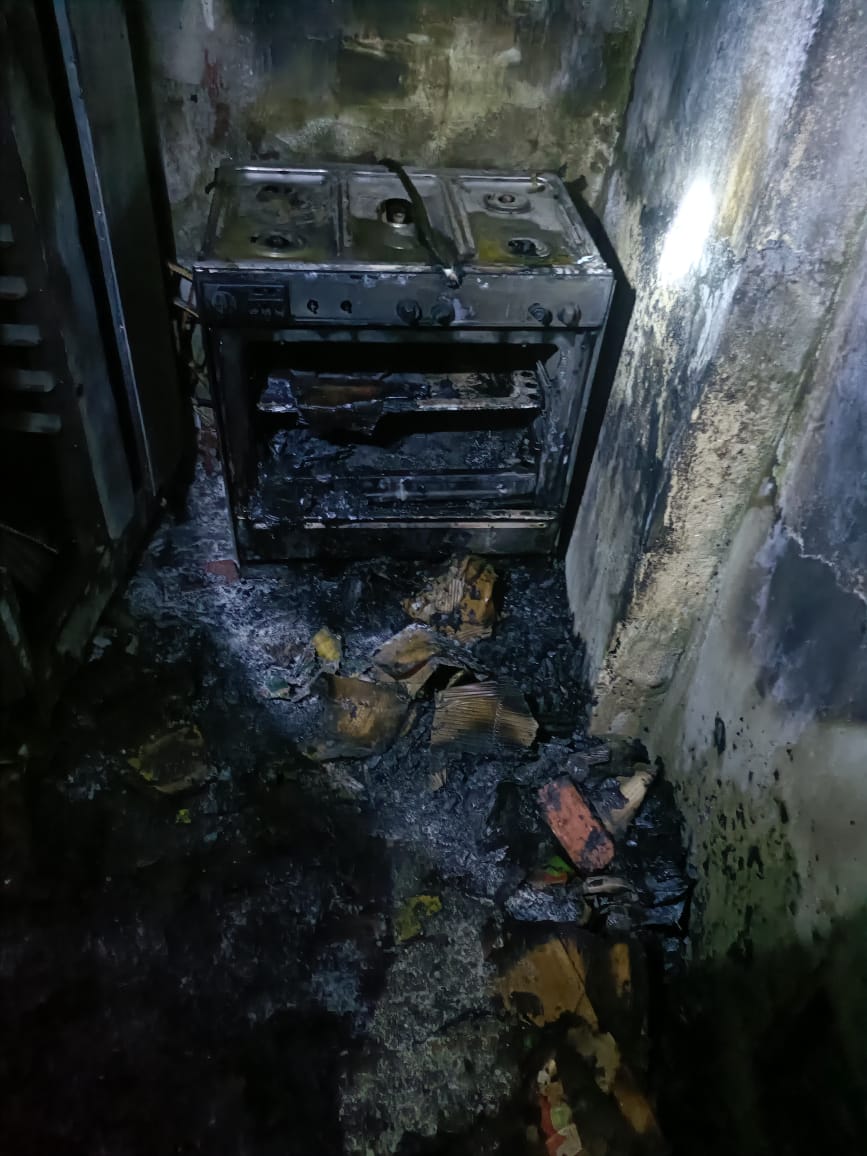 حريق داخل شقة بشبرا الخيمة، فيتو