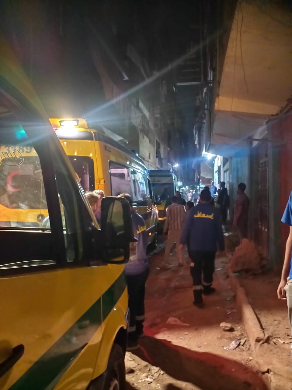 انفجار اسطوانة غاز حريق عقار بشبرا الخيمة، فيتو 