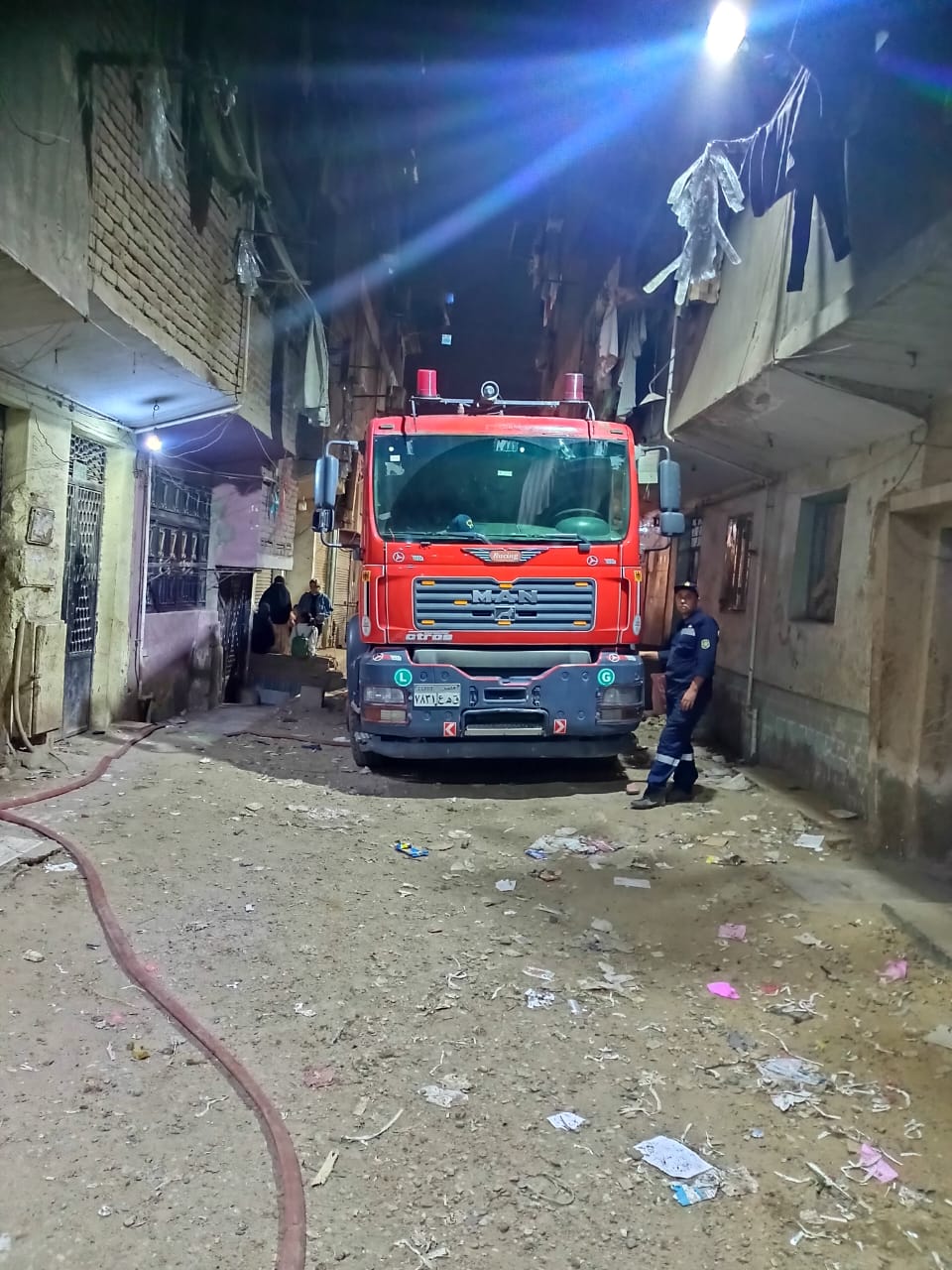 انفجار اسطوانة غاز حريق عقار بشبرا الخيمة، فيتو 