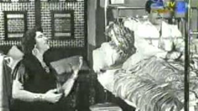 عبد السلام النابلسى مع زينات صدقى فى فيلم “ شارع الحب ”