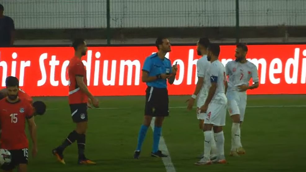 مباراة مصر والبحرين، فيتو