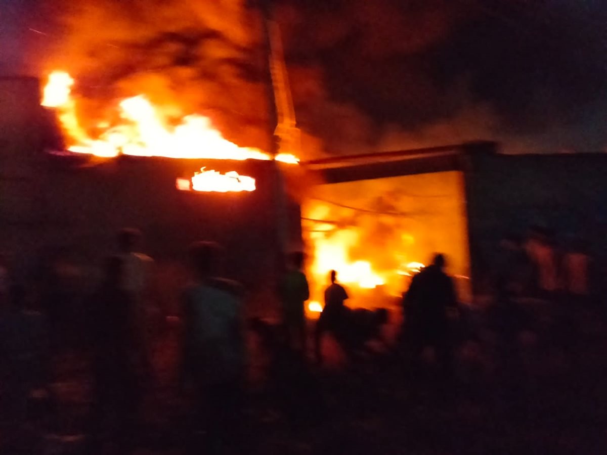 حريق مصنع بالقليوبية، فيتو