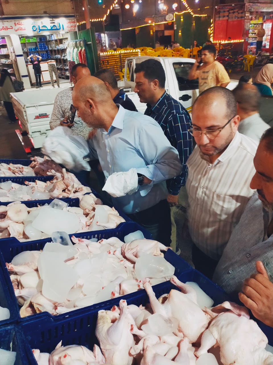 ضبط دواجن وكبده غيرصالحة للاستهلاك الادمي بالقليوبية،فيتو