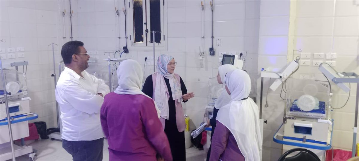 <strong>صحة بني سويف في تفتيش مفاجئ على المستشفيات </strong>