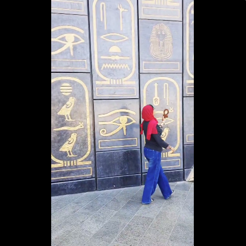 مصرية تبخر المتحف الكبير بتعويذة فرعونية، فيتو