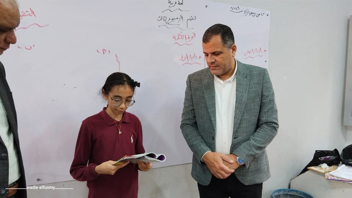 وكيل وزارة تعليم دمياط يتابع سير العملية التعليمية