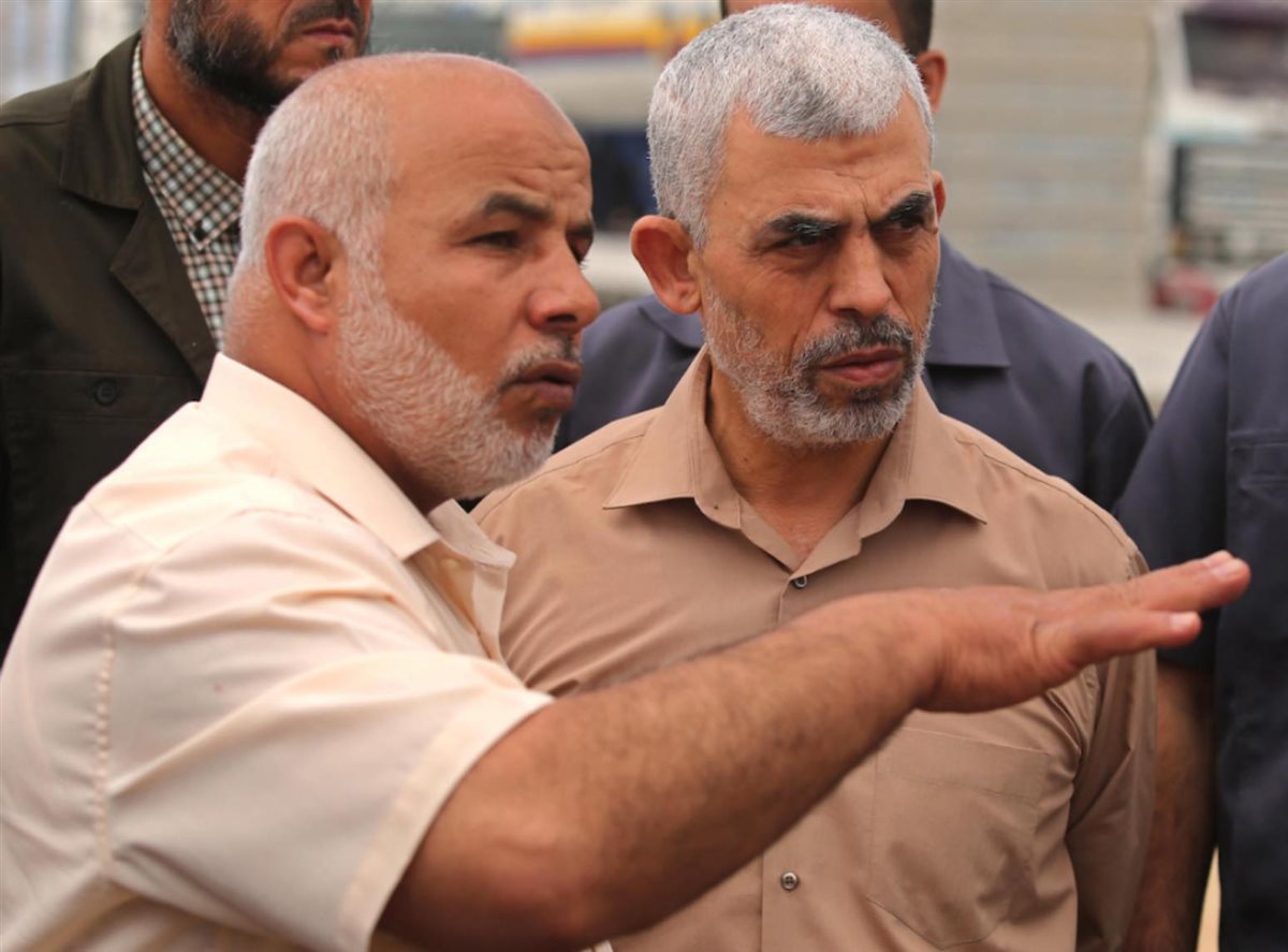 توفيق او نعيم خليفة يحيي السنوار في غزة، فيتو