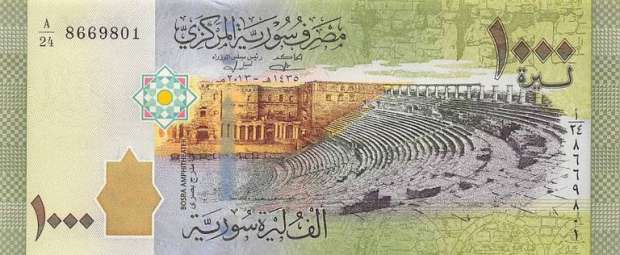 سعر الليرة السورية 