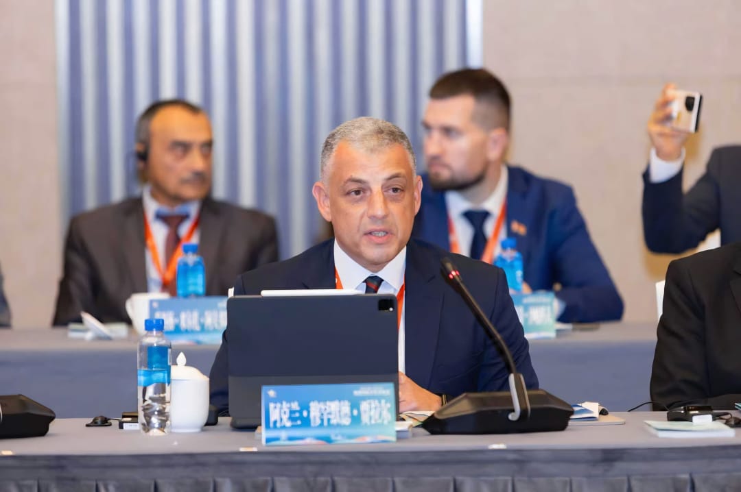 جانب من مشاركة محافظ الإسماعيلية بالمنتدى، فيتو