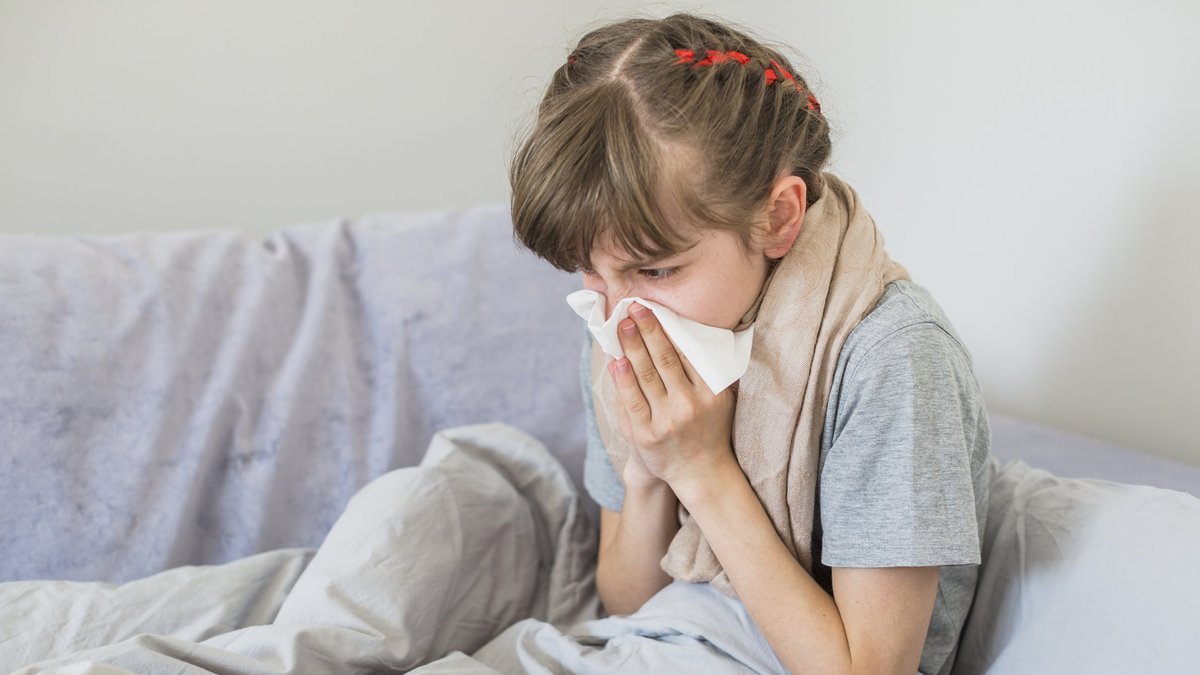 الزكام عند الأطفال