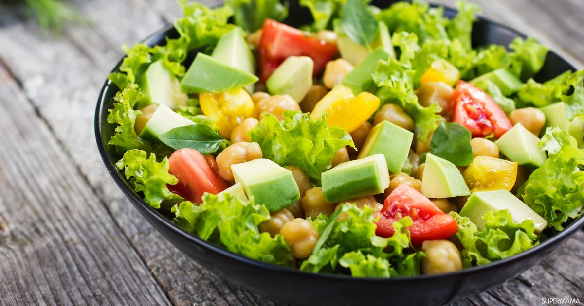 طبق السلطة الخضراء&nbsp;