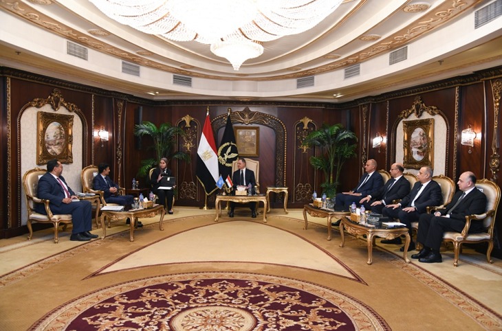 جانب من لقاء وزير الداخلية، فيتو