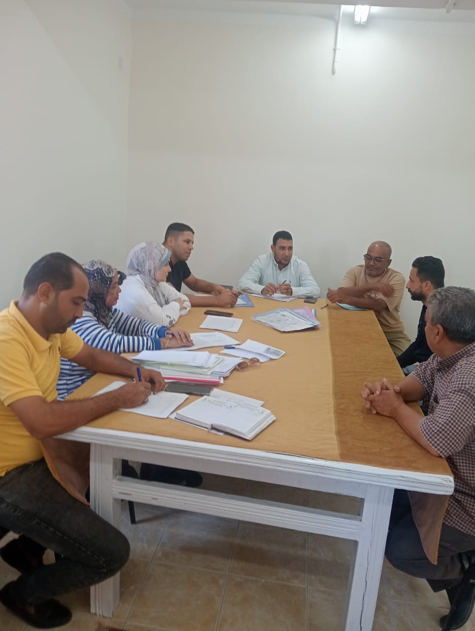 جانب من إجراء المقابلات، فيتو