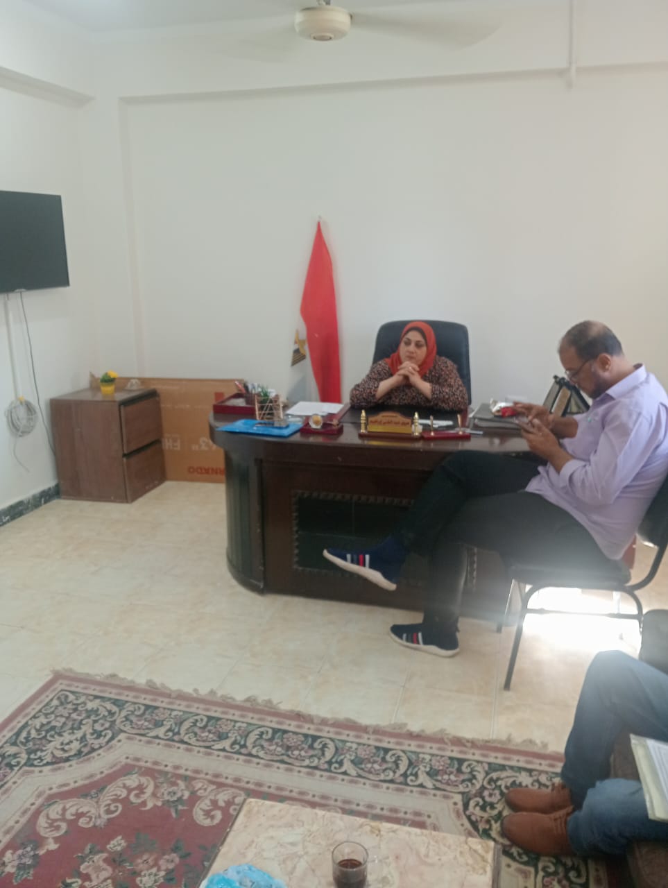 جانب من إجراء المقابلات، فيتو