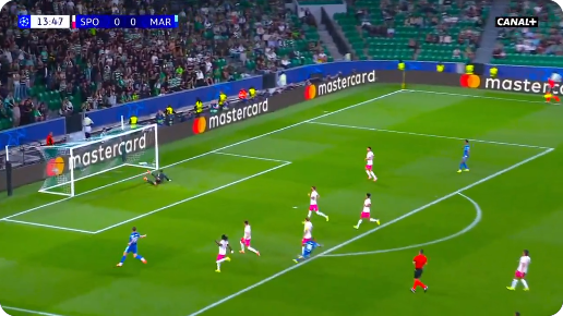 مباراة سبورتنج لشبونة أمام مارسيليا، فيتو