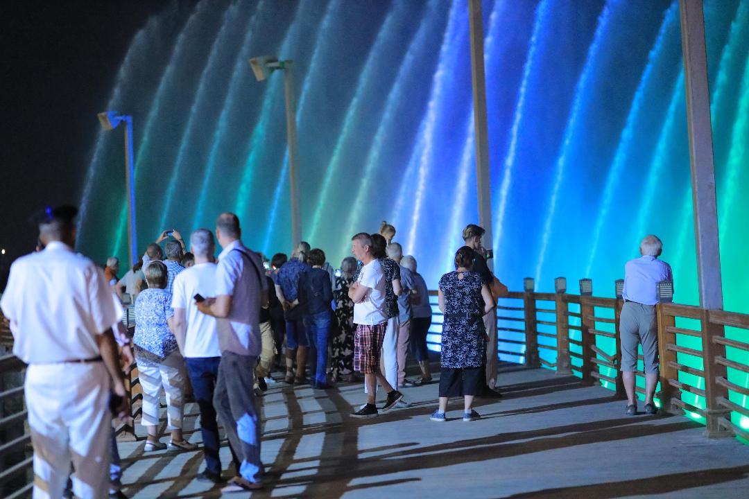 فوج ألماني يزور ممشى كورنيش بني سويف