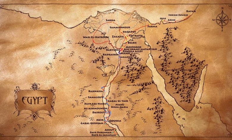 رحلة العائلة المقدسة الى مصر