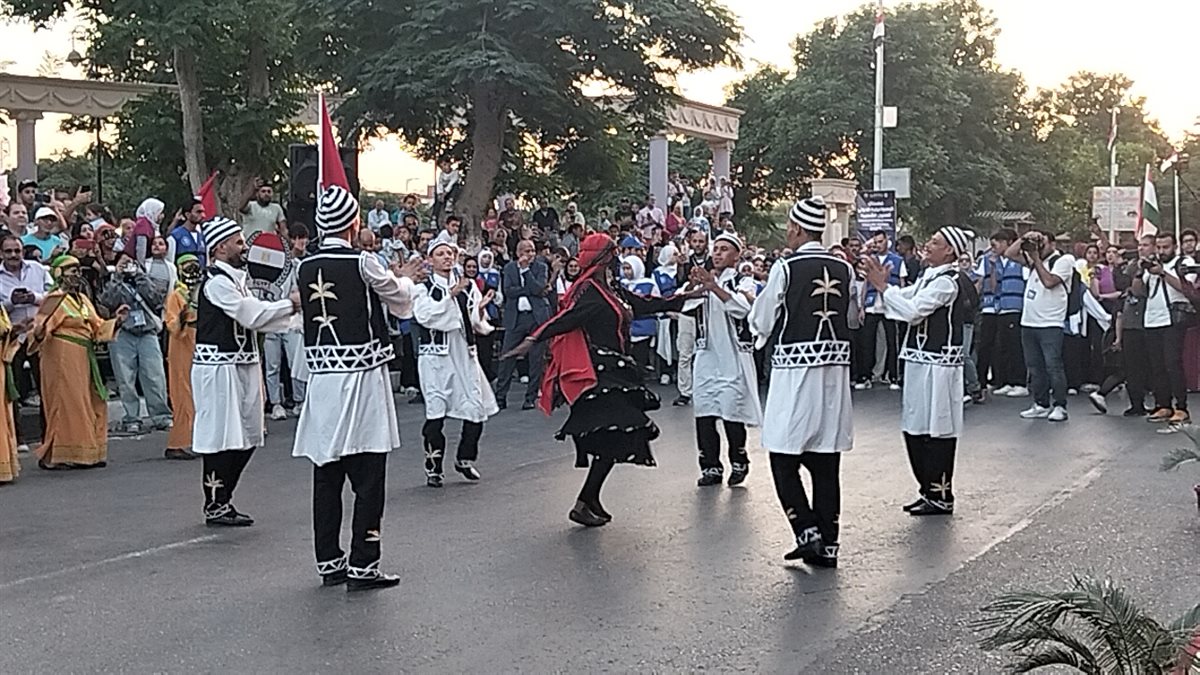 ديفلية مهرجان الفنون الشعبية بالإسماعيلية، فيتو