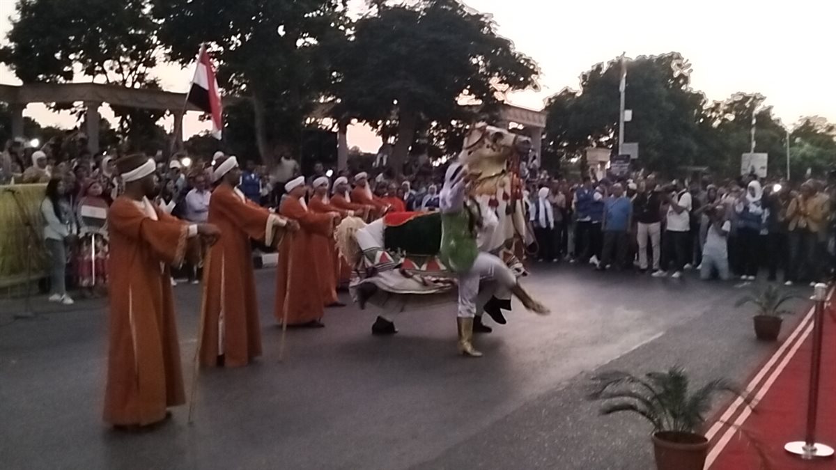 ديفلية مهرجان الفنون الشعبية بالإسماعيلية، فيتو