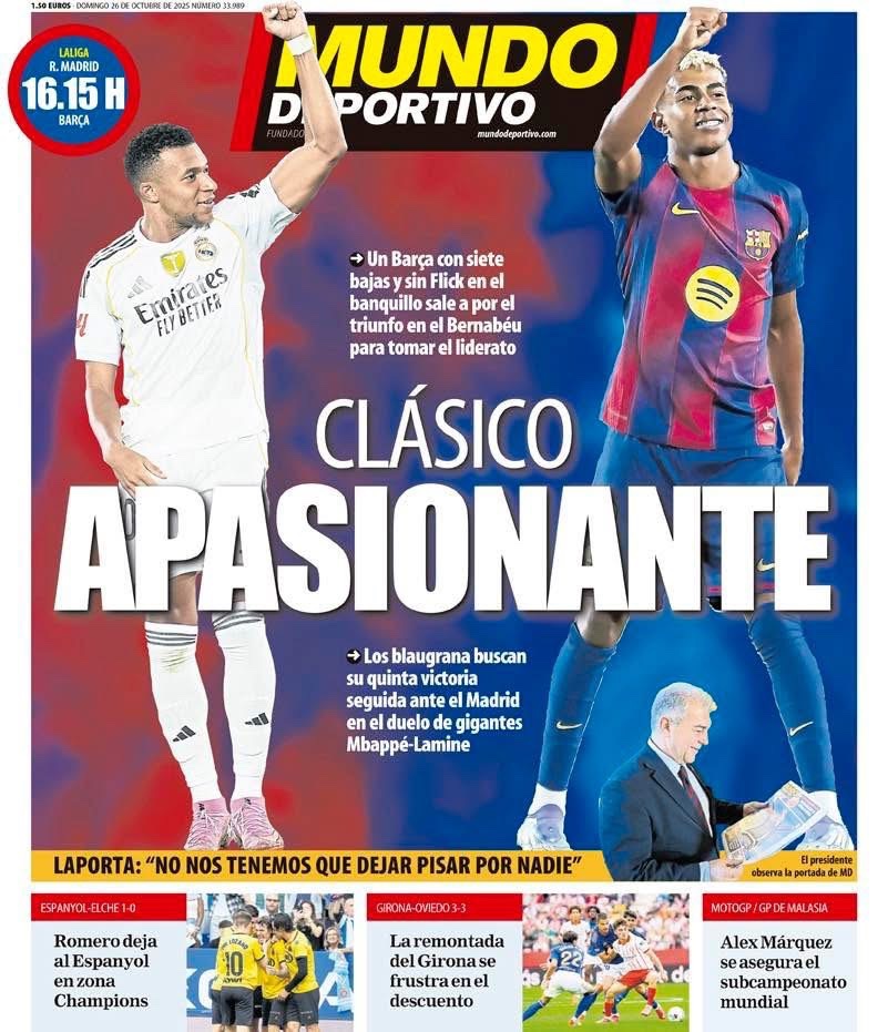 غلاف صحيفة SPORT تحت عنوان 