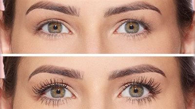 تكثيف وإطالة الرموش