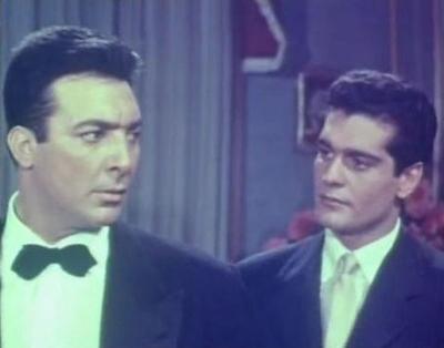 عمر الشريف ورشدى اباظة فى لا أنام&nbsp;