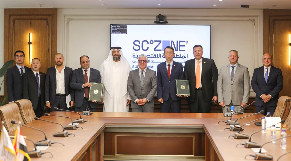 جانب من توقيع مذكرة التفاهم، فيتو